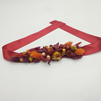 Cinturón o pulsera de flores eternas mod.1 Floreate