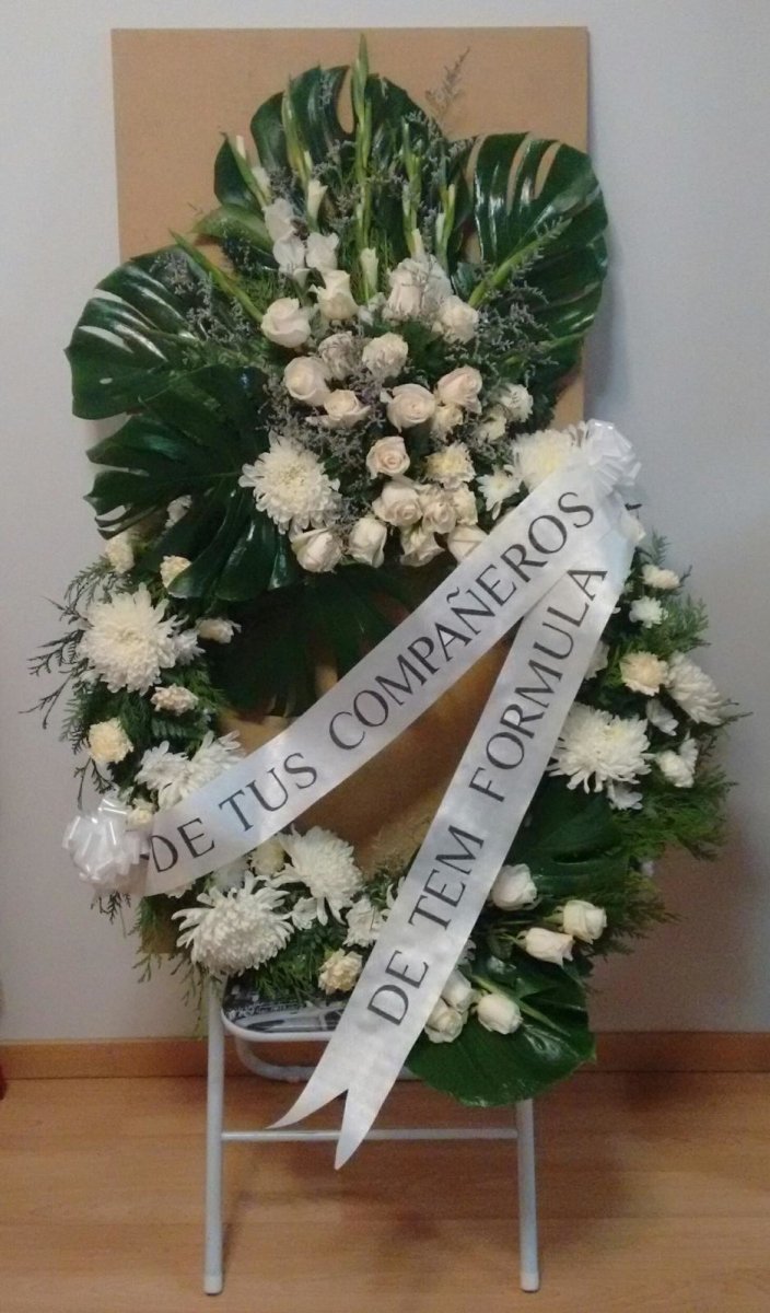 Corona funerarias de flores naturales Floreate