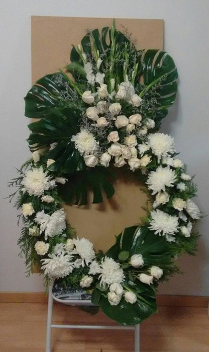 Corona funerarias de flores naturales Floreate