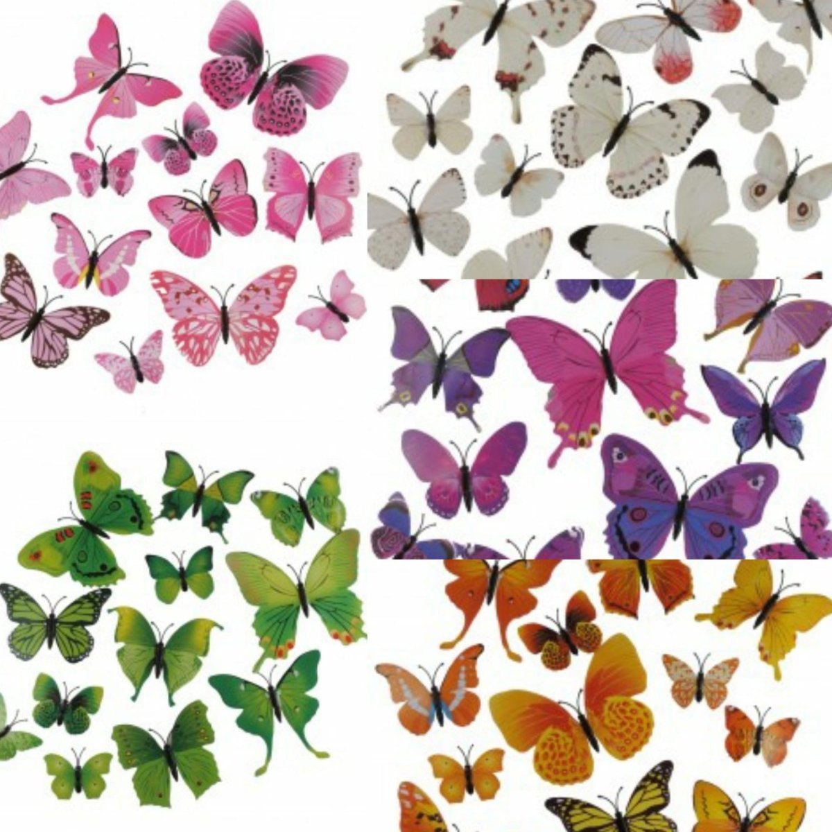 Ramo ARTIFICIAL de mariposas Floreate