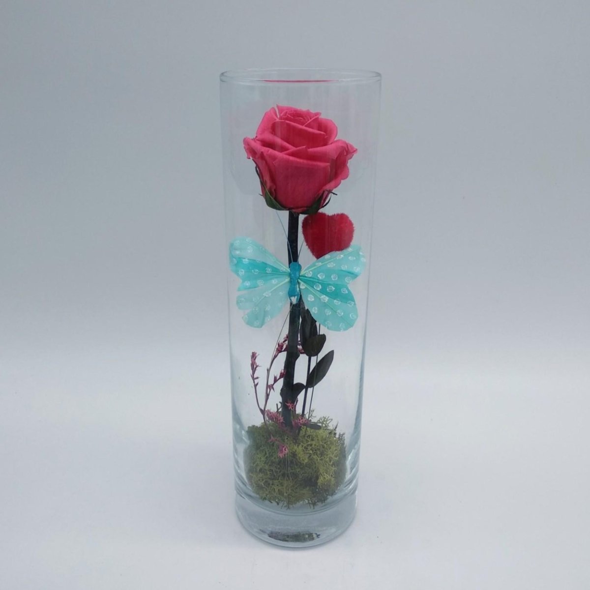 Rosa eterna en cristal Floreate